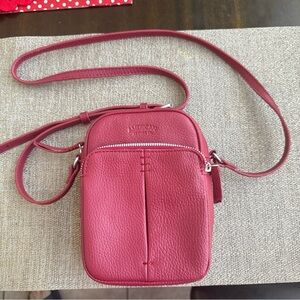 American Leather Company NWOT Red Crossbody